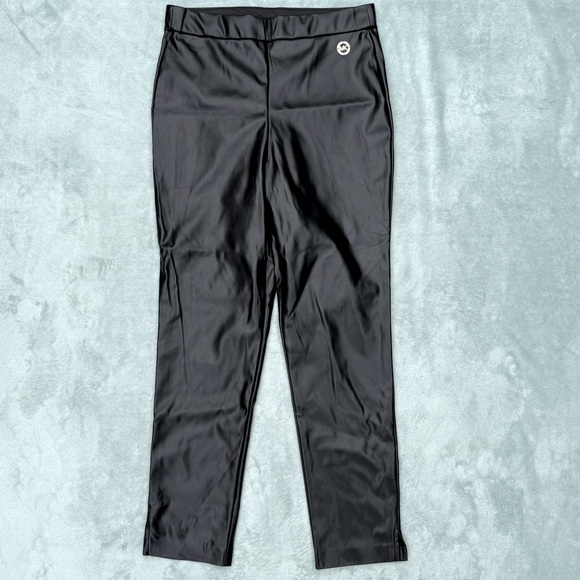 MICHAEL Michael Kors Pants - Michael Kors faux leather pull on pants